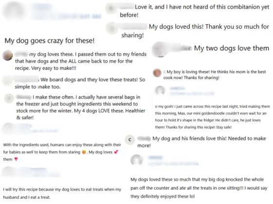 A collage of testimonials.