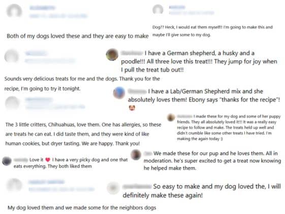A collage of testimonials.
