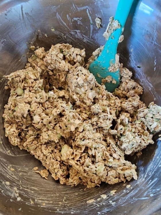 Mix in the oats.